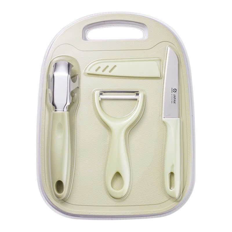 Bộ 4 Món Dao, Thớt, Đồ Bào, Khui Đa Năng 5