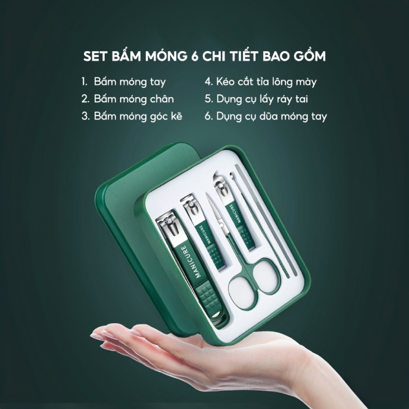Bộ Bấm Móng MANICURE 6 Món 4