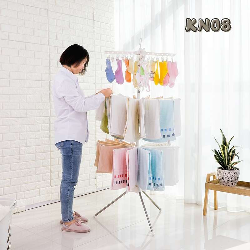 Cây Phơi Đồ Gấp Gọn 3 Tầng 4