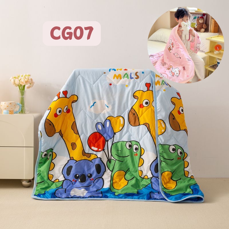 Chăn Cotton Đũi Mùa Hè Cho Bé 4