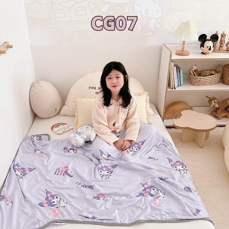 Chăn Cotton Đũi Mùa Hè Cho Bé 5