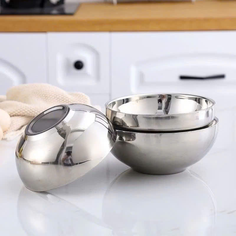 Chén Inox 2 Lớp Cách Nhiệt, Chống Nóng 14cm 5