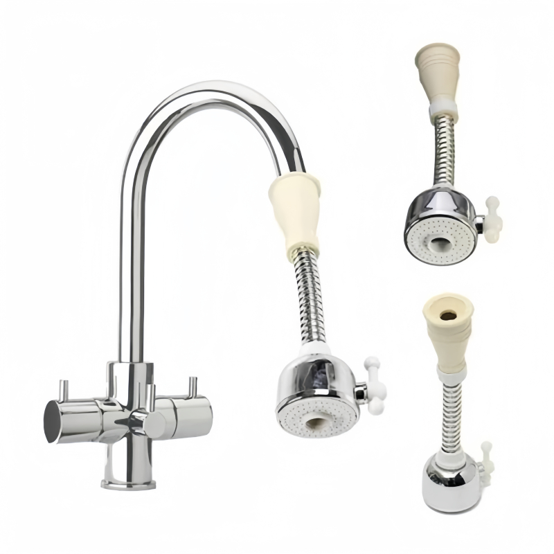 Đầu Vòi Nước Rửa Chén Tăng Áp Xoay 360 Độ 5