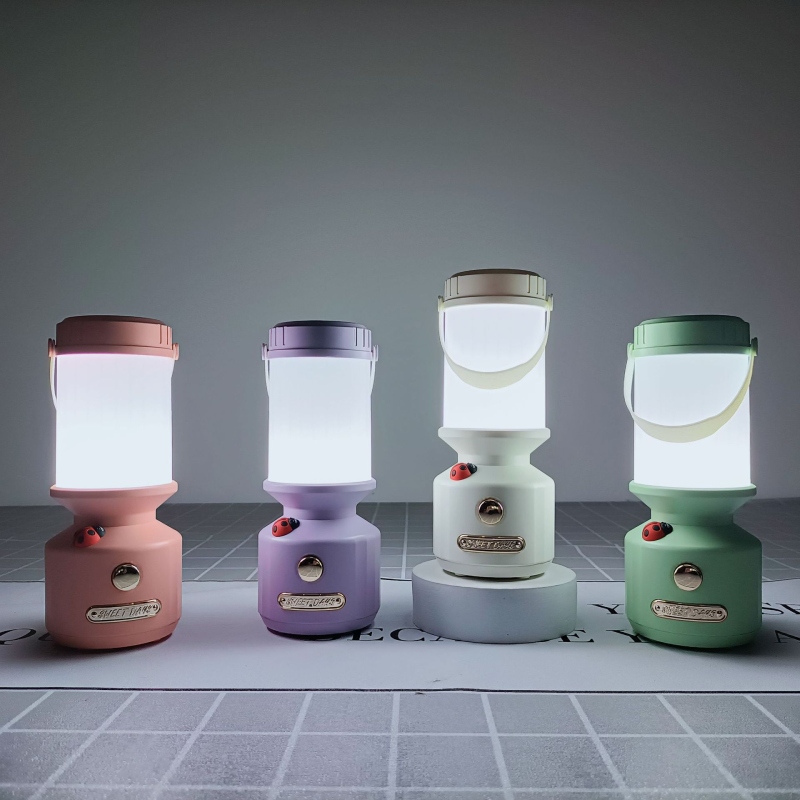 Đèn Led Dã Ngoại Sticker Bọ Rùa Kèm Móc Treo 5