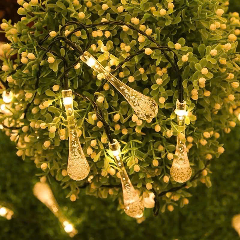 Đèn Led Giọt Nước Màu Vàng Chống Nước 10m 5