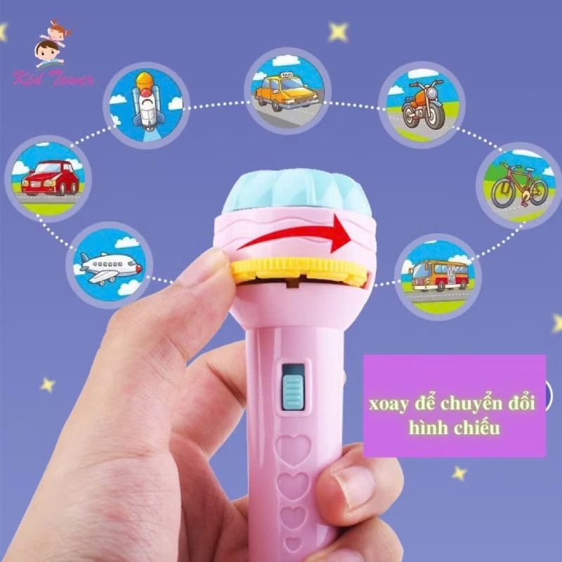 Đèn Pin Chiếu Hình 80 Hình Thú Vị Cho Bé Khám Phá 5