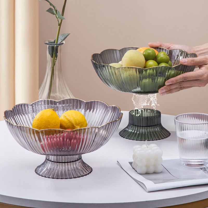 Dĩa Đựng Trái Cây Sâu Lòng Có Lỗ Thoát Nước 5