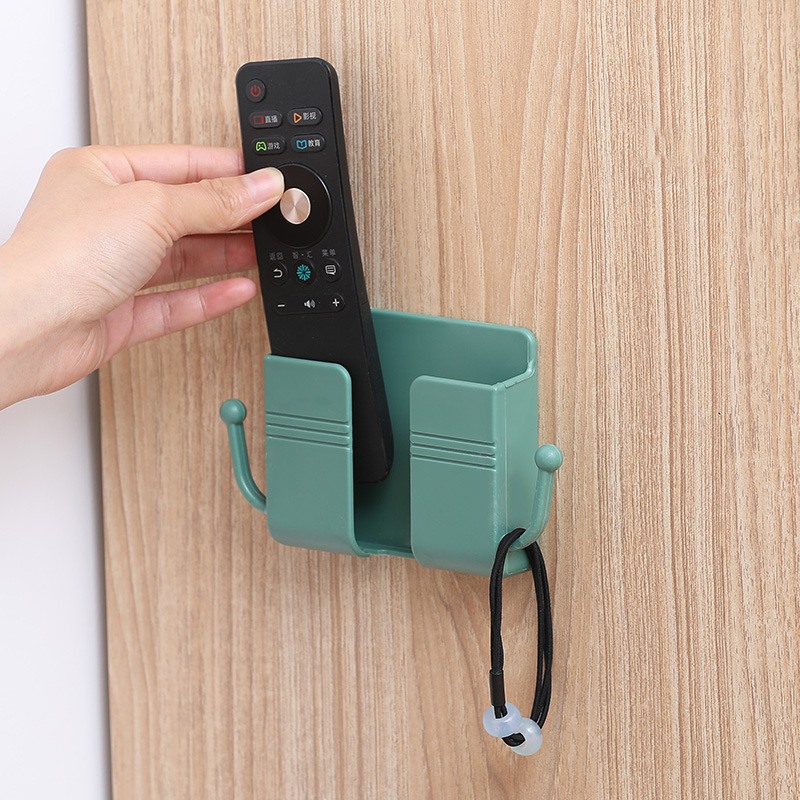 Giá Giữ Điện Thoại Gắn Tường Tích Hợp Móc Treo Đồ Tiện Dụng 5