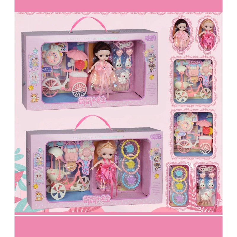 Hộp Búp Bê Barbie Xe Đạp 4