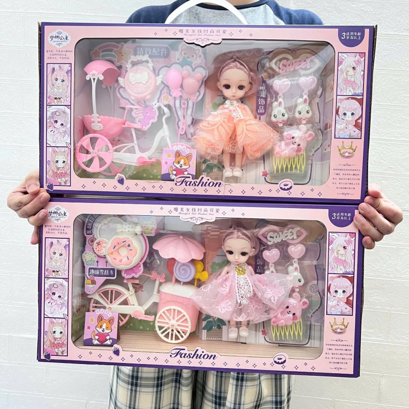 Hộp Búp Bê Barbie Xe Đạp 5