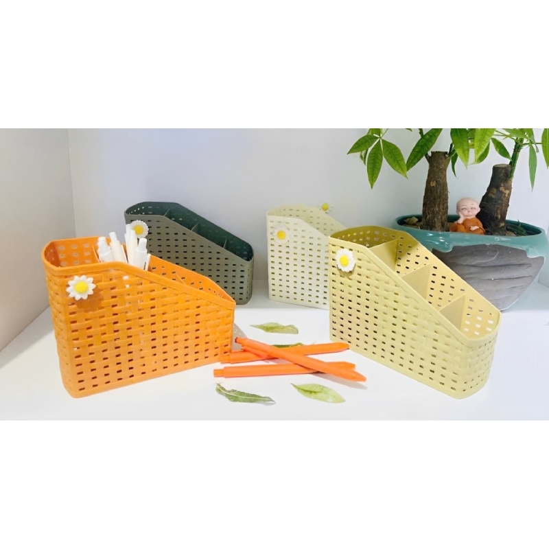 Hộp Đựng Bút 4 Ngăn Daisy 5