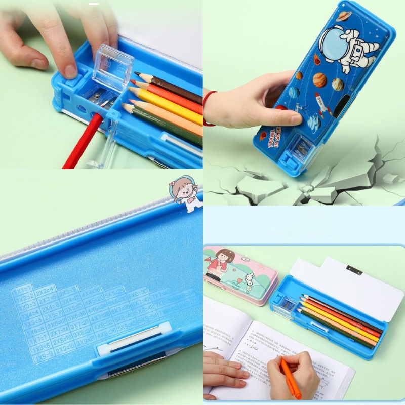 Hộp Đựng Bút Có Đầu Chuốt Chì Họa Tiết Cute 5