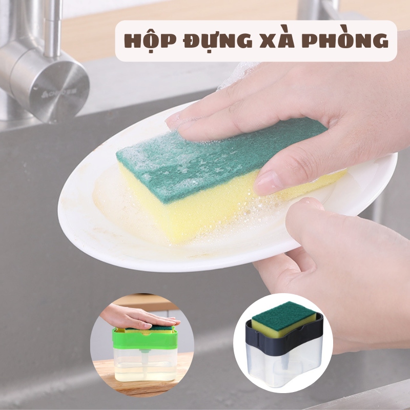 Hộp Đựng Xà Phòng Dạng Nhấn Tự Động 4
