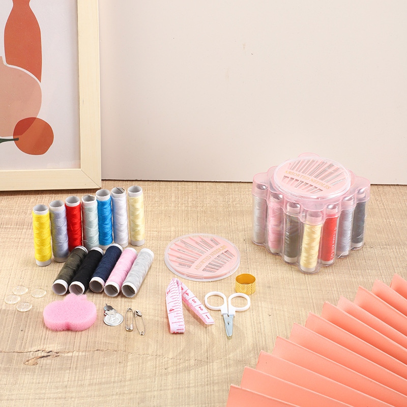 Hộp Kim Chỉ Vuông Hoa 5