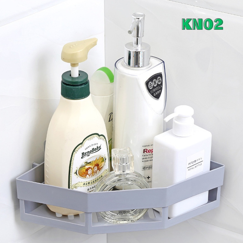 Kệ Góc Nhựa Tam Giác Dán Tường 5