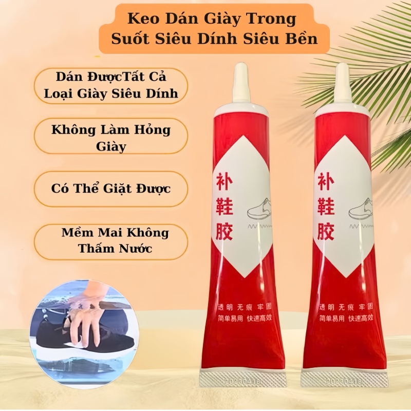 Keo Dán Giày Trong Suốt Siêu Dính Siêu Bền 40ML 4