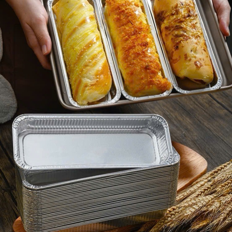 Khay Nhôm Nướng Hình Chữ Nhật 4