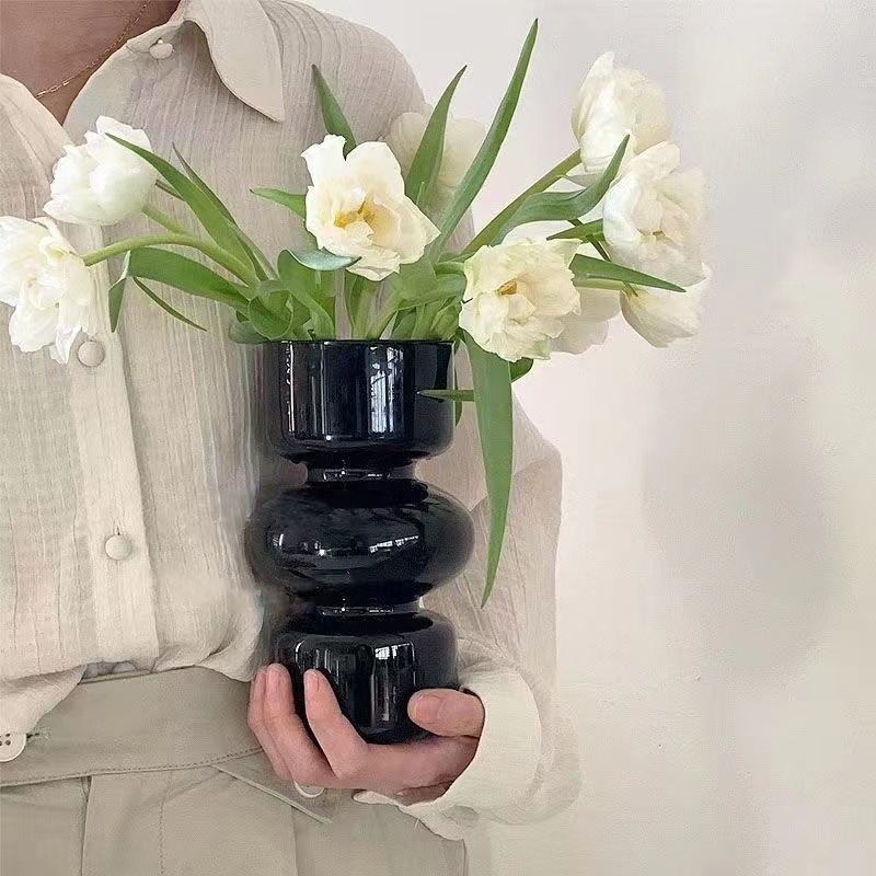 Lọ Hoa Decor Hoạ Tiết Đốt Trúc 5