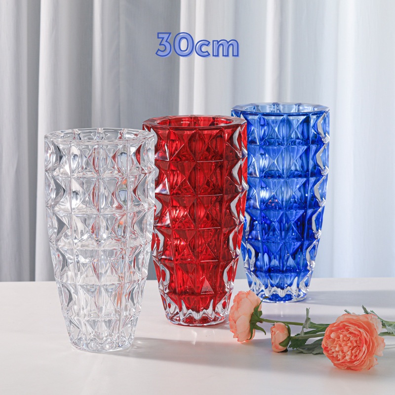 Lọ Hoa Pha Lê Vân Kim Cương 30CM 4