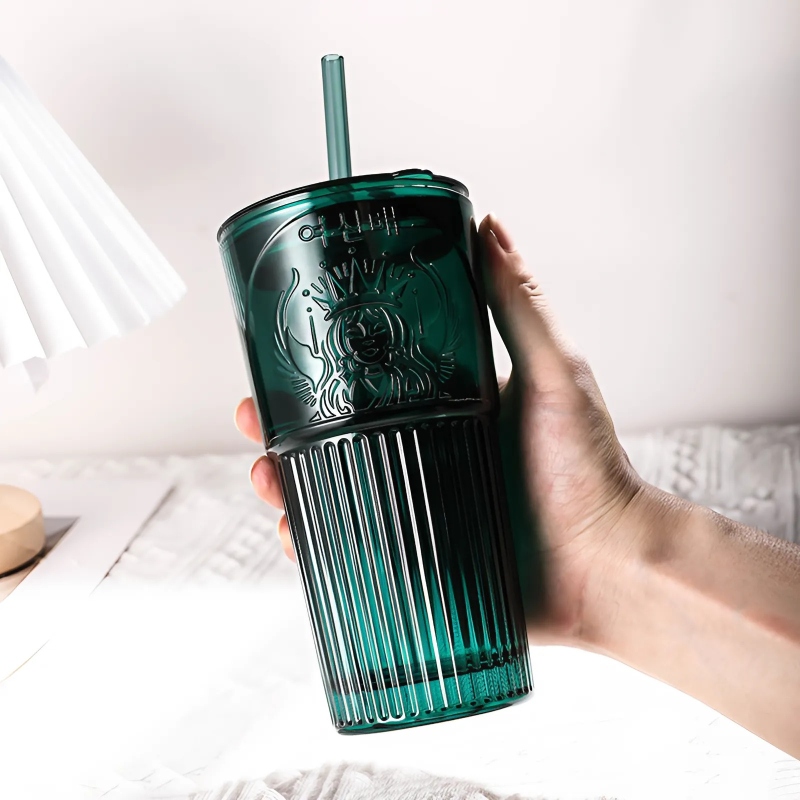 Ly Nước Starbuck 580ml Kèm Ống Hút 5