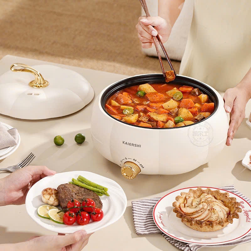 Nồi Điện Nấu Đa Năng Hình Bí Ngô 5