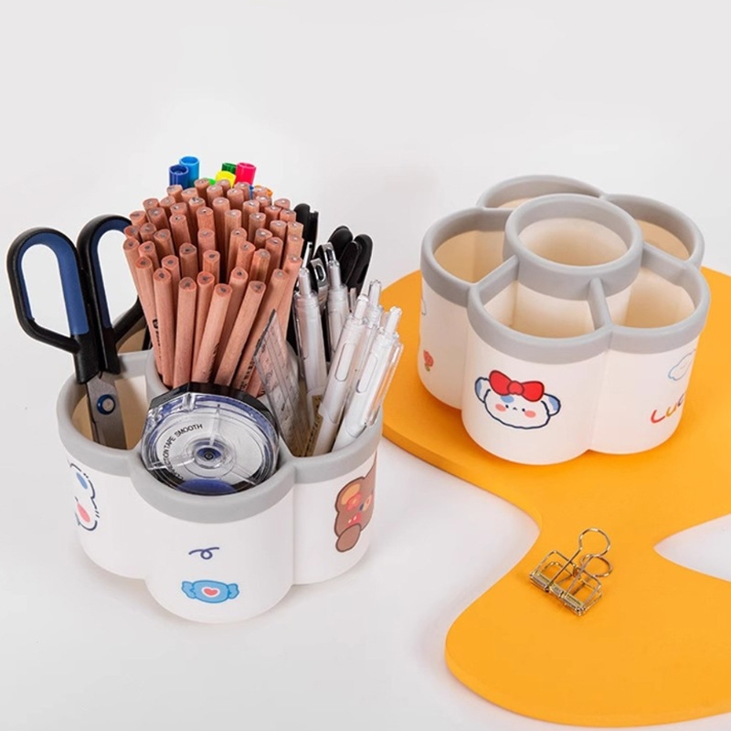 Ống Đựng Bút Hình Hoa Cute 4