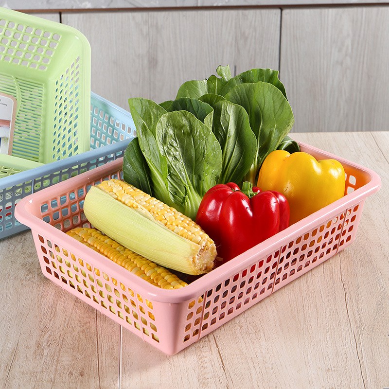 Rổ Nhựa Đan Mây Tre 4