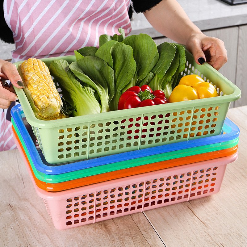 Rổ Nhựa Đan Mây Tre 5