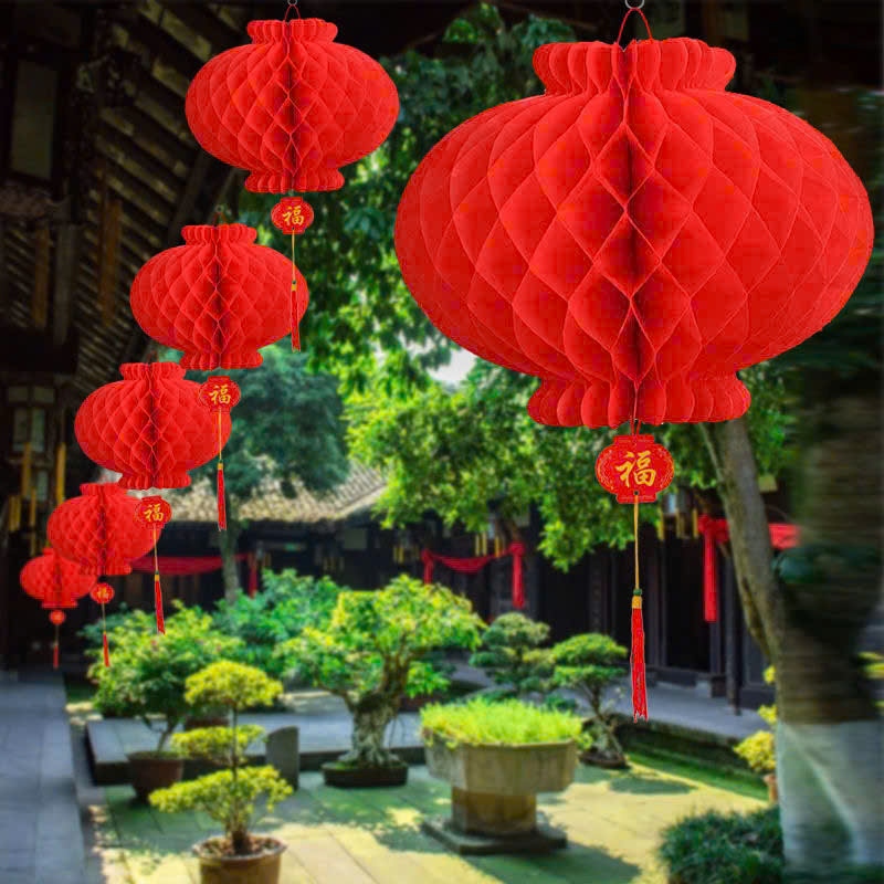 Set 10 Quả Cầu Nilong Treo Trang Trí 5