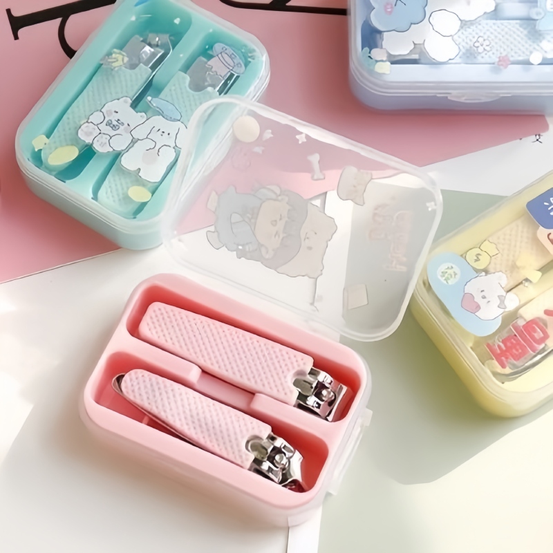 Set 2 Đồ Bấm Móng Tay Kèm Hộp Đựng 4