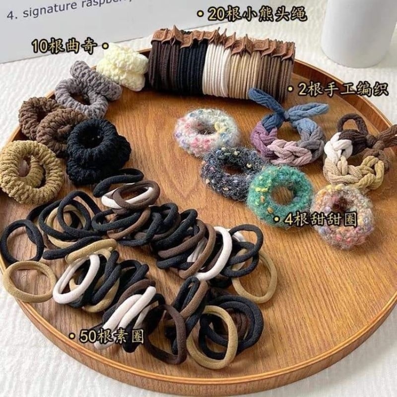 Set Dây Chun Cột Tóc 136 chi tiết 4