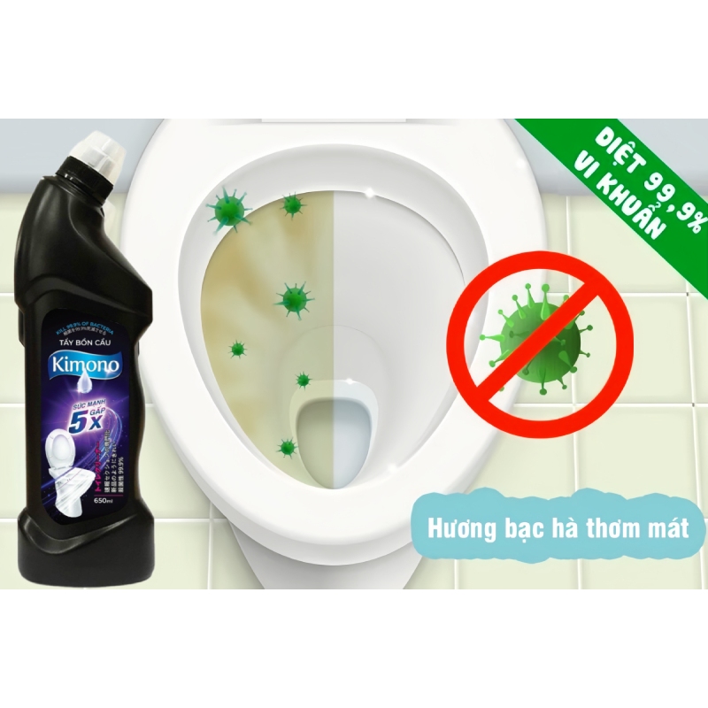 Tẩy Bồn Cầu Kimono 600ML 4