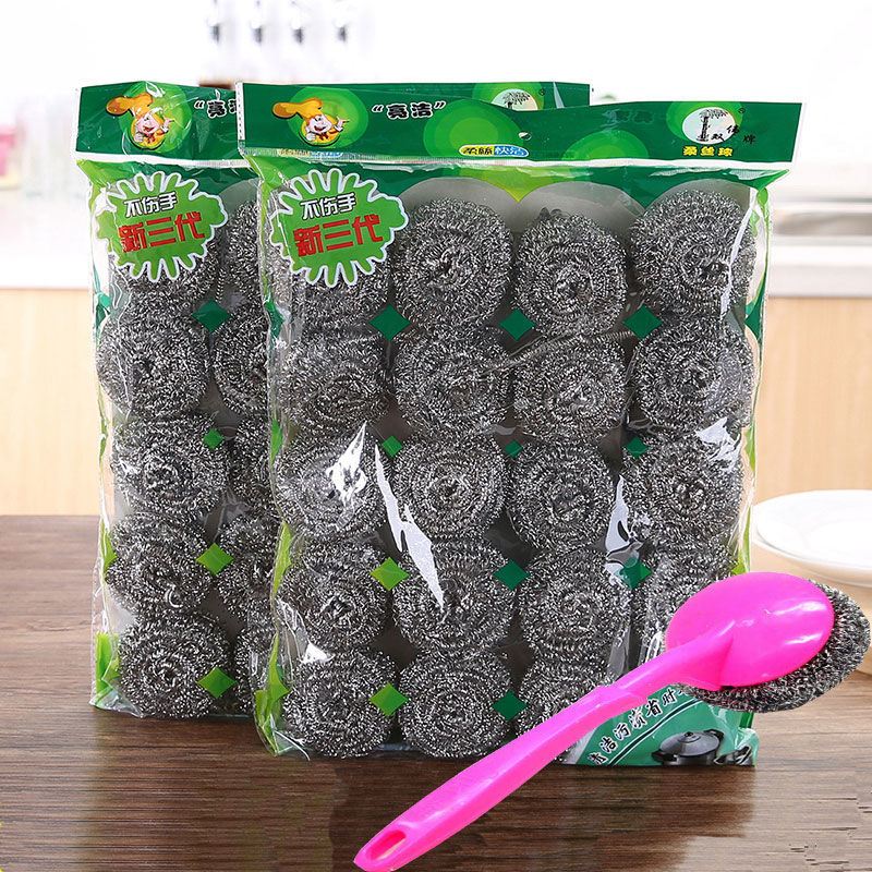 Túi 20 Miếng Cọ Xoong Nồi Inox Siêu Sạch 4