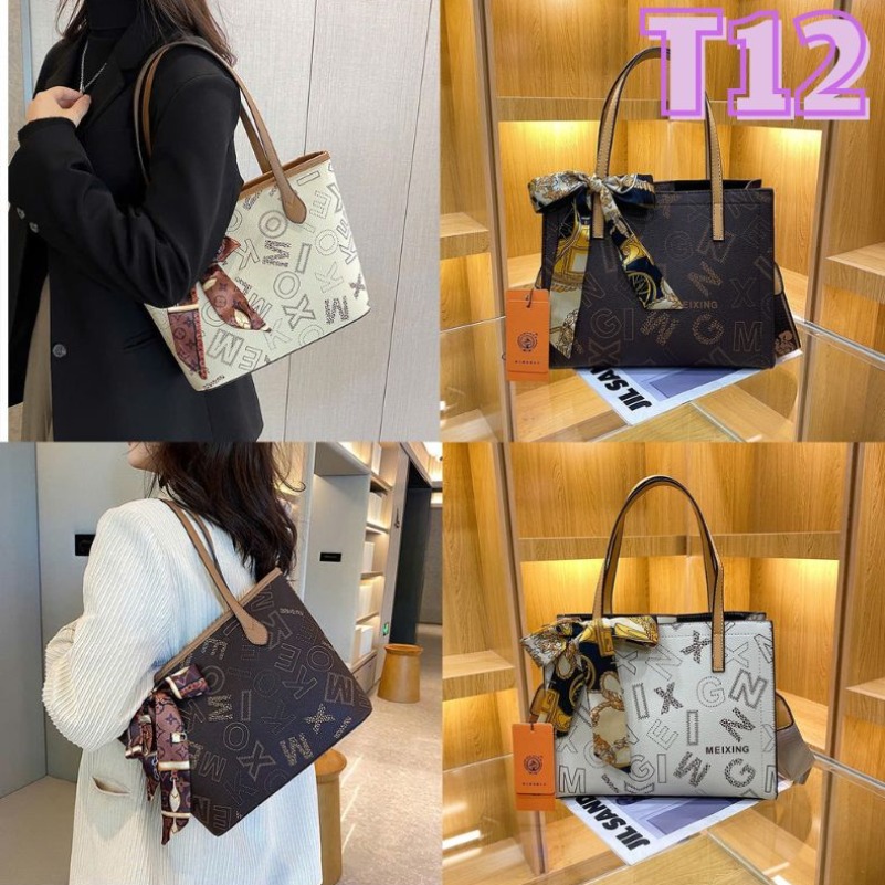 Túi Da Kẹp Nách Nữ Kèm Nơ Thời Trang XO 4