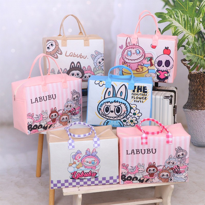 Túi Nỉ Du Lịch Labubu 4