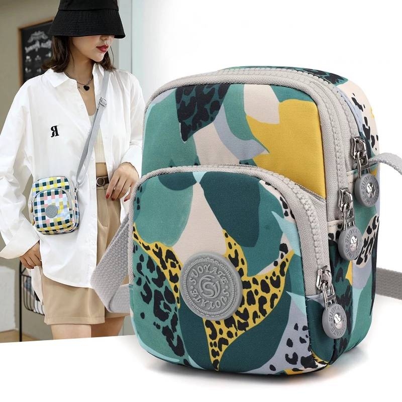 Túi Vải Đeo Chéo Họa Tiết Cá Tính 5