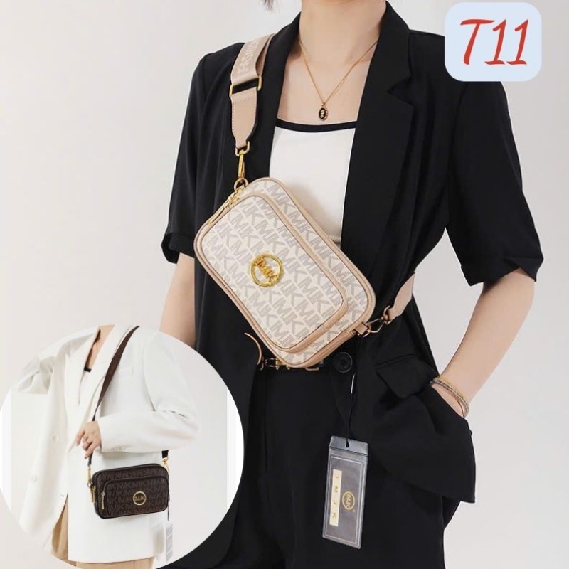 Túi Xách MK 3 Khoá Dây Đeo Chéo Bản To 5