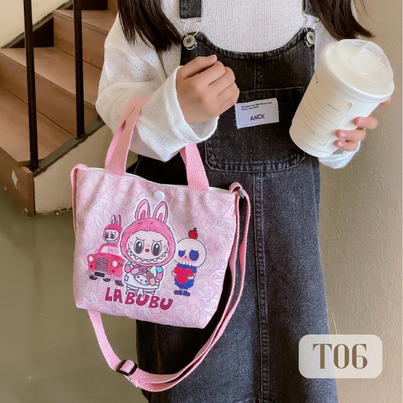 Túi Xách Vải Canva Labubu 5