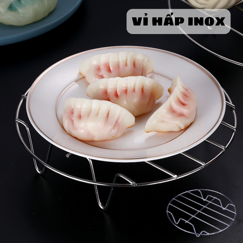 Vỉ Hấp Inox 4 Chân Đa Năng 4