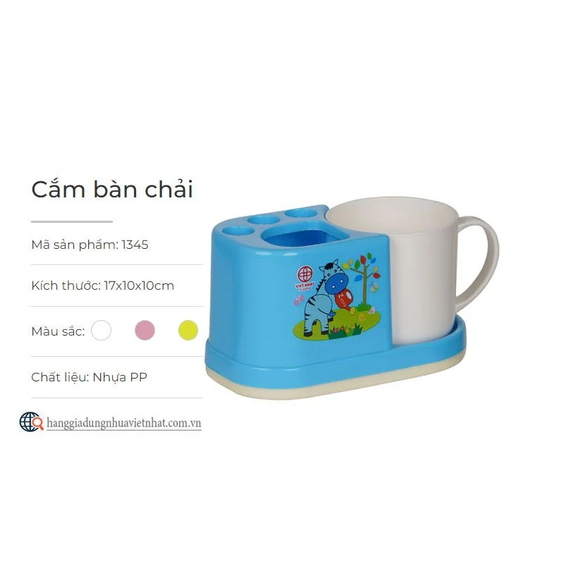 Việt Nhật - Mã 1345: Bộ Cắm Bàn Chải Kèm Cốc 4