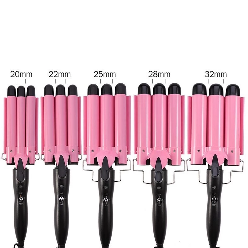 Máy Uốn Tóc Xoăn Sóng Nước 3 Trục Junma Hair Curler