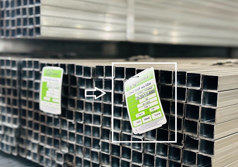 Bí quyết nhận biết ống thép hộp mạ kẽm Ecotole chính hãng