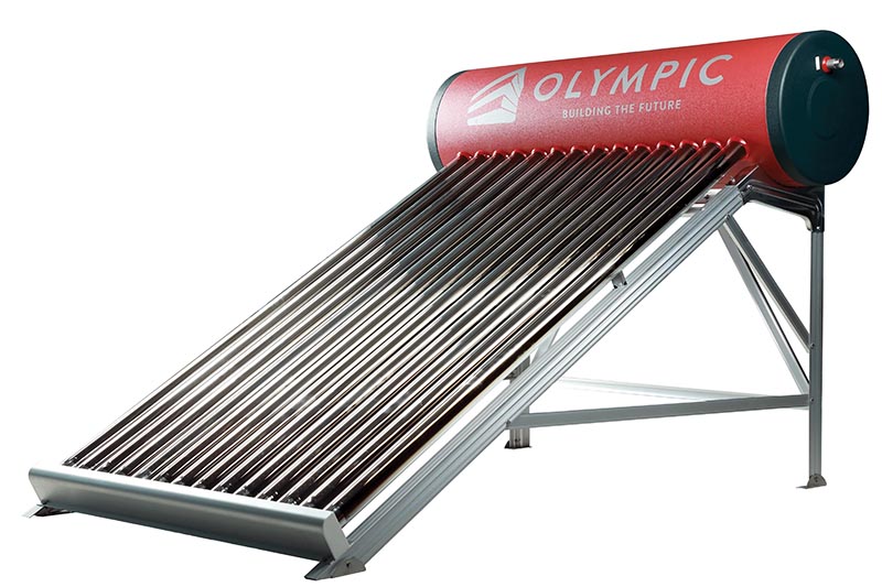 Máy năng lượng mặt trời Olympic đỏ