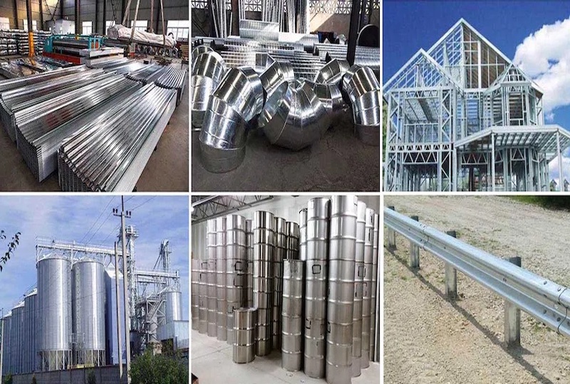 Thép cuộn mạ kẽm được ứng dụng đa dạng trong cuộc sống