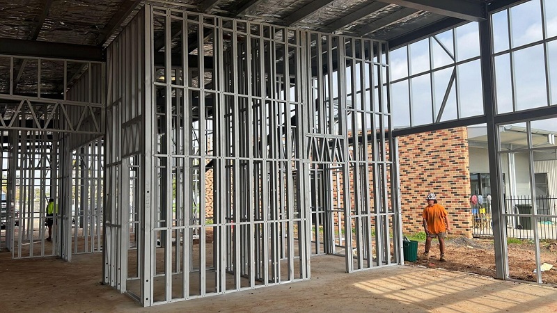 Thép hộp mạ kẽm được ứng dụng làm khung nhà tiền chế