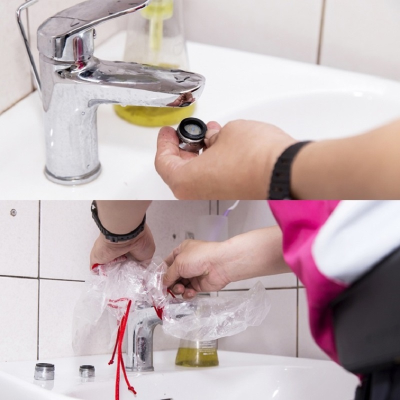 Vệ sinh vòi Lavabo thường xuyên và định kỳ kiểm tra vòi để hoạt động tốt