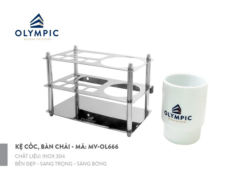 Bộ phụ kiện phòng tắm OL666