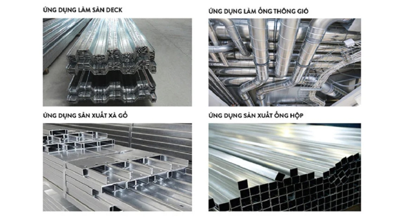 Thép cuộn mạ kẽm Vitek