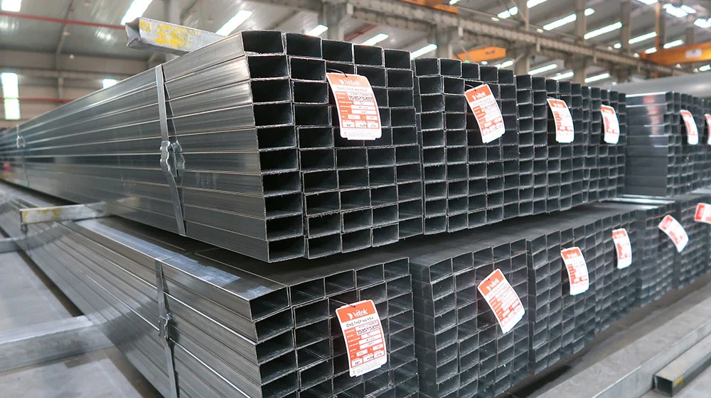 Thép hộp chữ nhật mạ kẽm Vitek 40x80