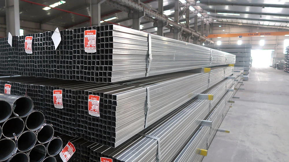 Thép hộp vuông mạ kẽm Vitek 50x50
